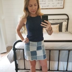 Vintage No Boundaries Mini Jean Skirt